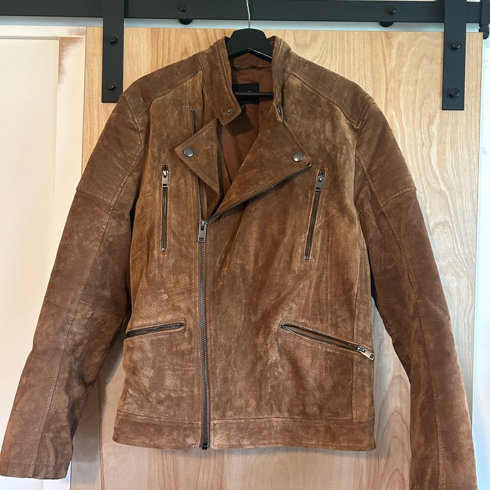 Men’s Express suede  Bomber Jacket